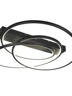 Trio Lighting Sisustusvalaisimet|kattovalaisin Darvin LED mattamusta