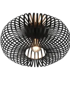 Trio Lighting Sisustusvalaisimet|kattovalaisin Johann 40 cm E27 mattamusta
