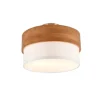 Trio Lighting Sisustusvalaisimet|kattovalaisin Seasons 30 cm E14 valkoinen/puu