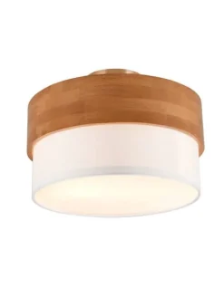 Trio Lighting Sisustusvalaisimet|kattovalaisin Seasons 30 cm E14 valkoinen/puu