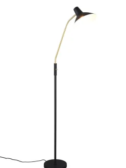 Trio Lighting Sisustusvalaisimet|lattiavalaisin Traveller E27 mattamusta/mattam