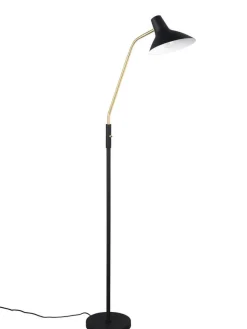 Trio Lighting Sisustusvalaisimet|lattiavalaisin Traveller E27 mattamusta/mattam