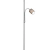 Trio Lighting Sisustusvalaisimet|lattiavalaisin Hotel E27+E14 harmaa