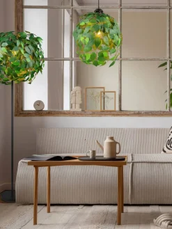 Trio Lighting Sisustusvalaisimet|lattiavalaisin Leavy 3xE14 vihreä