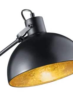 lattiavalaisin Recife E27 musta/kulta>Trio Lighting Best