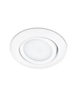 Trio Lighting Sisustusvalaisimet|LED alasvalo Rila mattavalkoinen pyöreä