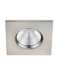 Trio Lighting Sisustusvalaisimet|LED alasvalo Zagros IP65 harjattu teräs neliö