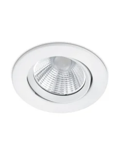 Trio Lighting Sisustusvalaisimet|LED alasvalo Pamir mattavalkoinen pyöreä
