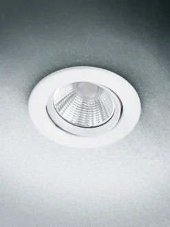 Trio Lighting Sisustusvalaisimet|LED alasvalo Pamir mattavalkoinen pyöreä