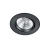 LED alasvalo Pamir mattamusta pyöreä>Trio Lighting Online