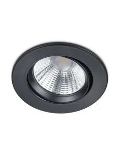 LED alasvalo Pamir mattamusta pyöreä>Trio Lighting Online