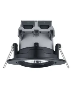 LED alasvalo Pamir mattamusta pyöreä><noscript><img width=