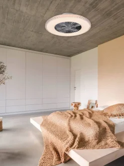 LED kattotuuletin Harstad kromi starlight><noscript><img width=
