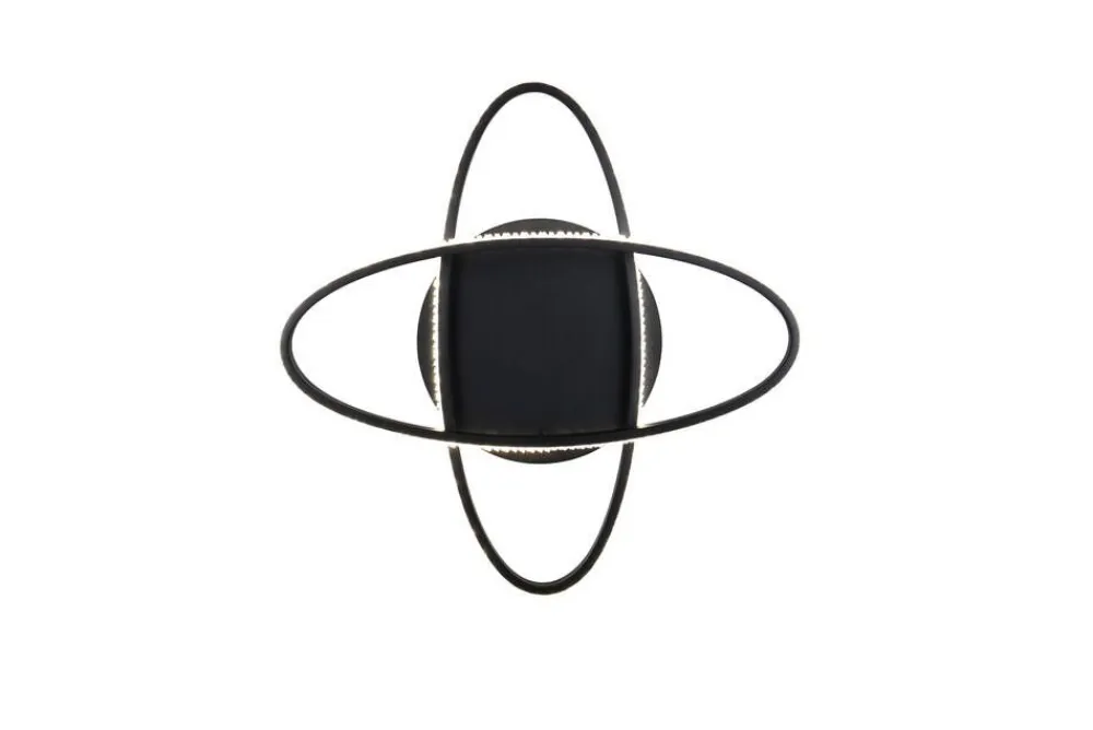 LED kattovalaisin Lane mattamusta/kristalliefe>Trio Lighting Online