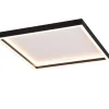 Trio Lighting Sisustusvalaisimet|LED kattovalaisin Rotonda neliö mattamusta
