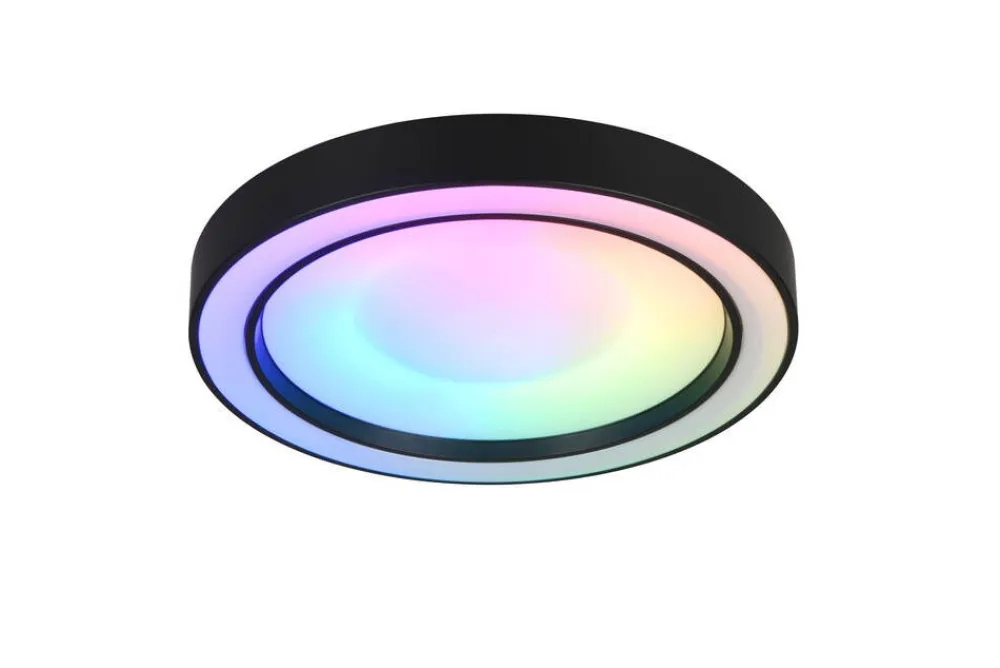 LED kattovalaisin Arco 40 cm mattamusta RGBW>Trio Lighting Online