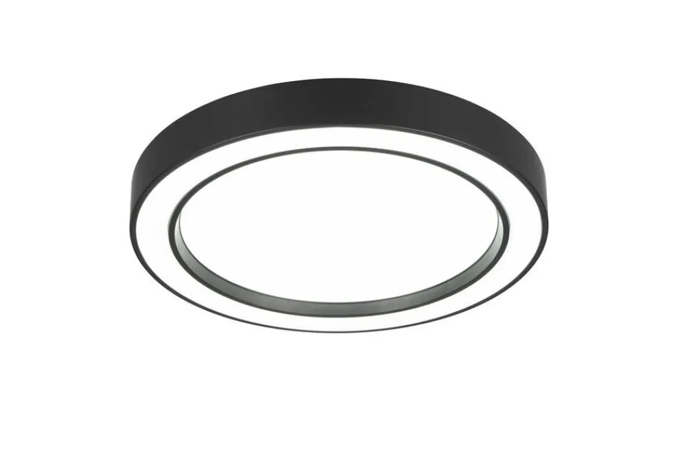 LED kattovalaisin Arco 40 cm mattamusta RGBW>Trio Lighting Online