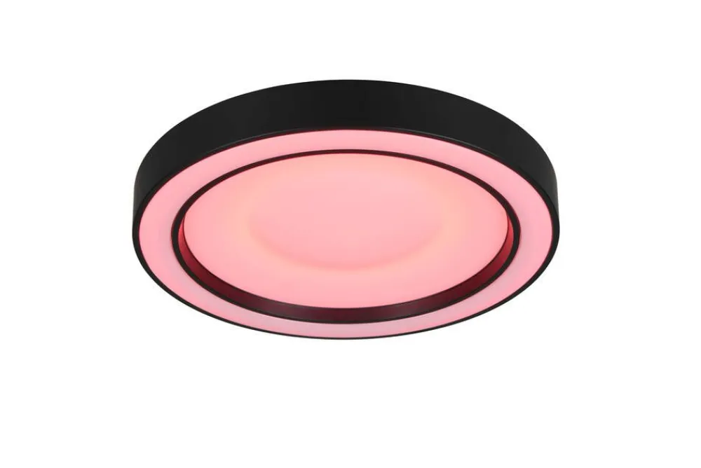 LED kattovalaisin Arco 40 cm mattamusta RGBW>Trio Lighting Online