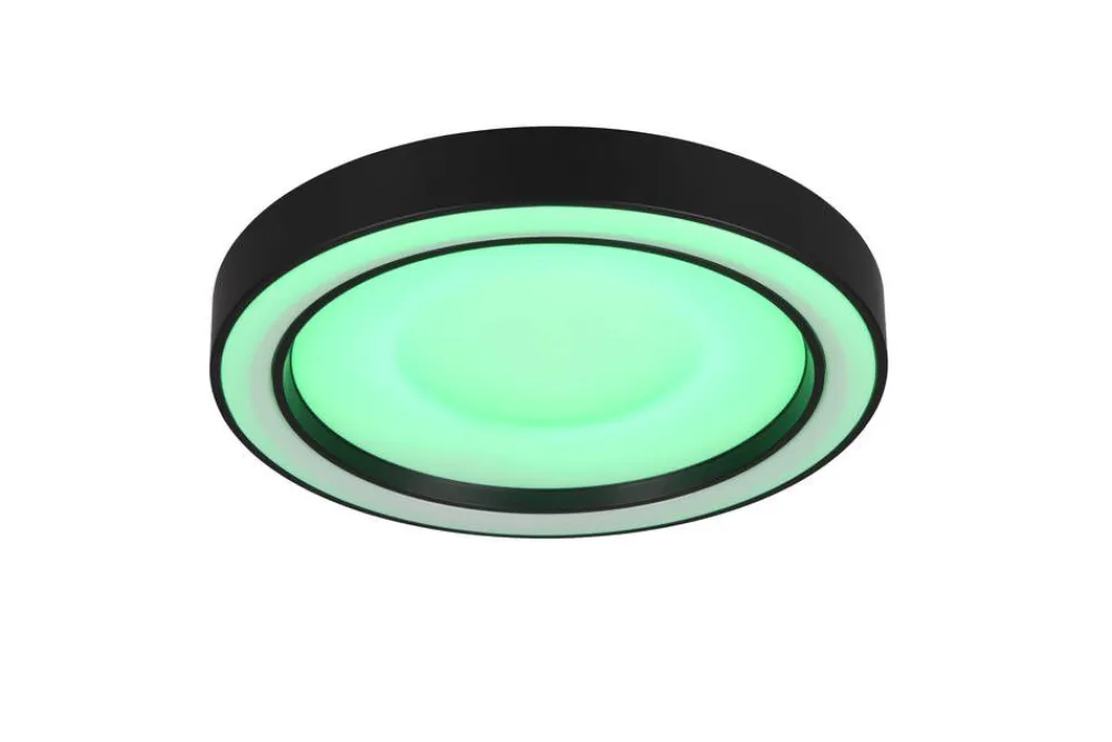LED kattovalaisin Arco 40 cm mattamusta RGBW>Trio Lighting Online
