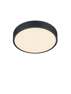 Trio Lighting Sisustusvalaisimet|LED kattovalaisin Waco 30 cm mattamusta