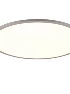 Trio Lighting Sisustusvalaisimet|LED kattovalaisin Yuma 60 cm harmaa/valkoinen
