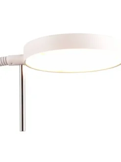 Trio Lighting Sisustusvalaisimet|LED lattiavalaisin Monza mattavalkoinen