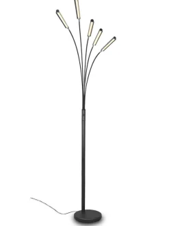 LED lattiavalaisin Reed mattamusta><noscript><img width=