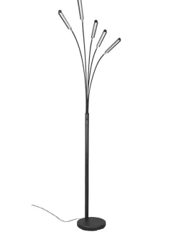 LED lattiavalaisin Reed mattamusta><noscript><img width=