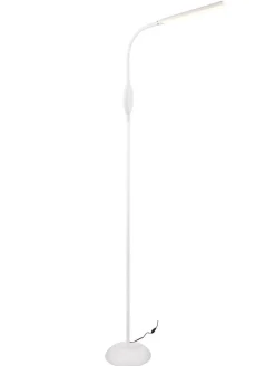 Trio Lighting Sisustusvalaisimet|LED lattiavalaisin Toro valkoinen