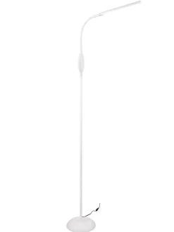 Trio Lighting Sisustusvalaisimet|LED lattiavalaisin Toro valkoinen