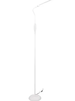 Trio Lighting Sisustusvalaisimet|LED lattiavalaisin Toro valkoinen