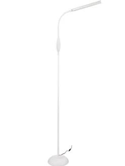 Trio Lighting Sisustusvalaisimet|LED lattiavalaisin Toro valkoinen