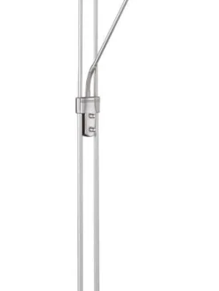 Trio Lighting Sisustusvalaisimet|LED lattiavalaisin Spock uplighter harjattu te