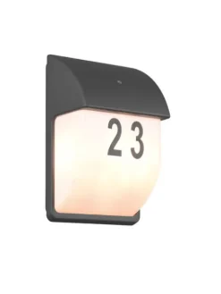 LED numerovalaisin Mersey antrasiitti hämärätu>Trio Lighting Discount