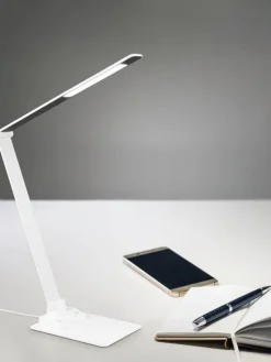 Trio Lighting Sisustusvalaisimet|LED pöytävalaisin Travis mattavalkoinen