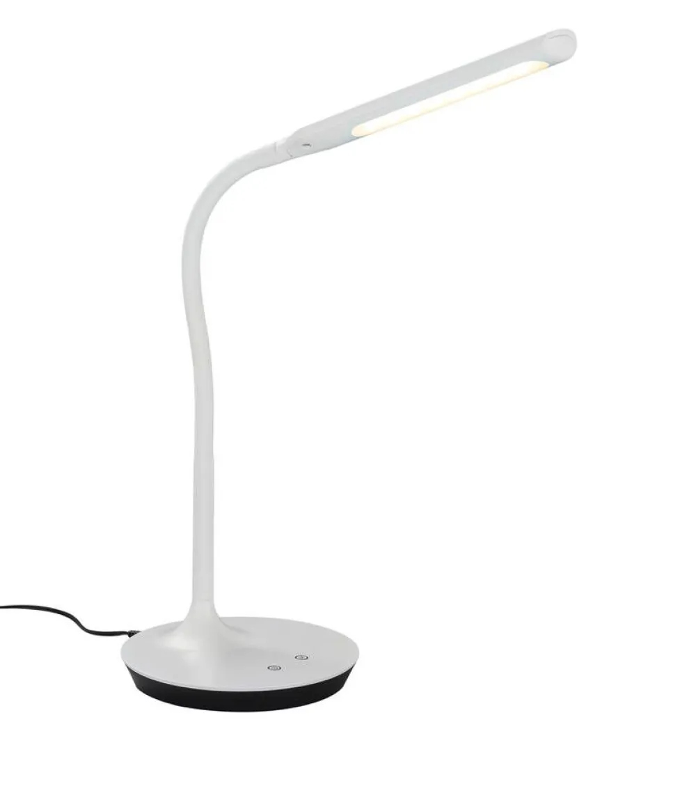 Trio Lighting Sisustusvalaisimet|LED pöytävalaisin Polo mattavalkoinen