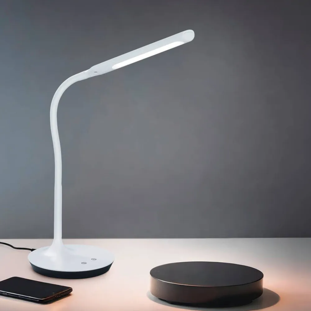 Trio Lighting Sisustusvalaisimet|LED pöytävalaisin Polo mattavalkoinen
