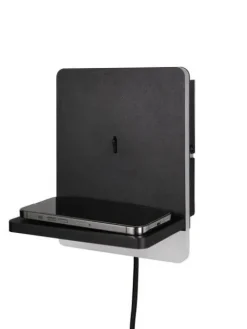 Trio Lighting Sisustusvalaisimet|LED seinävalaisin Fairfield mattamusta latausa