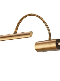 LED tauluvalaisin Curtis antiikkimessinki>Trio Lighting Online