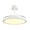 Trio Lighting Sisustusvalaisimet|LED tuuletinkattovalaisin Kasfjord mattavalkoi
