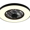 LED tuuletinkattovalaisin Linköping musta RGB>Trio Lighting Sale