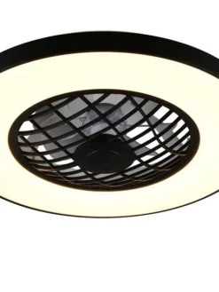 LED tuuletinkattovalaisin Linköping musta RGB>Trio Lighting Sale