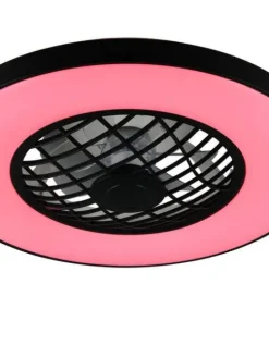 LED tuuletinkattovalaisin Linköping musta RGB><noscript><img width=