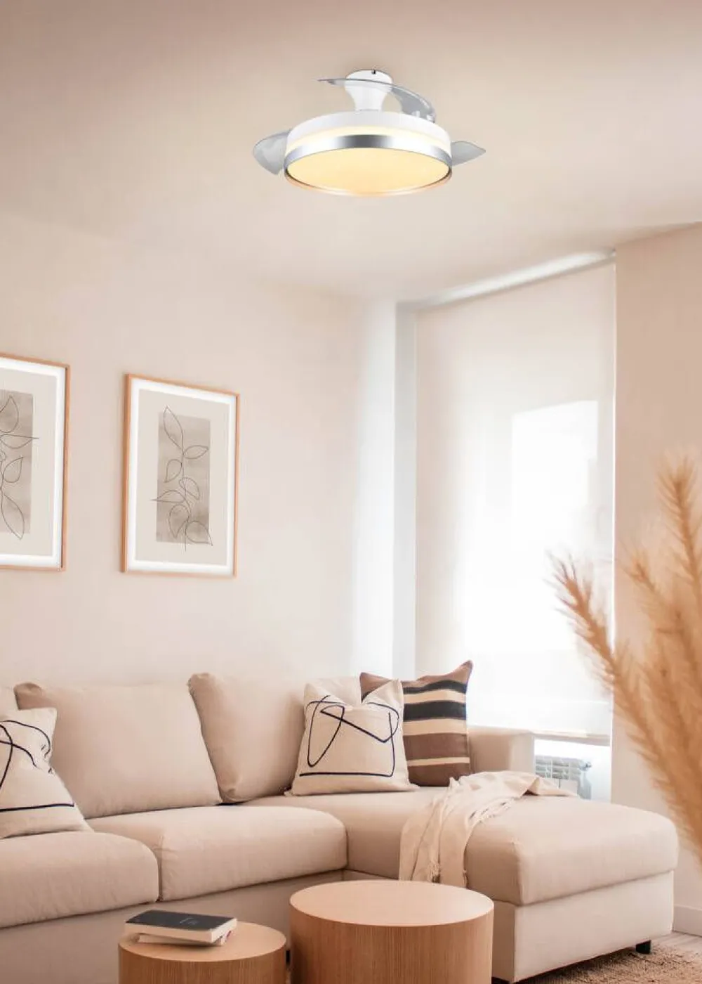 LED tuuletinkattovalaisin Lindberg titaani sta>Trio Lighting Clearance