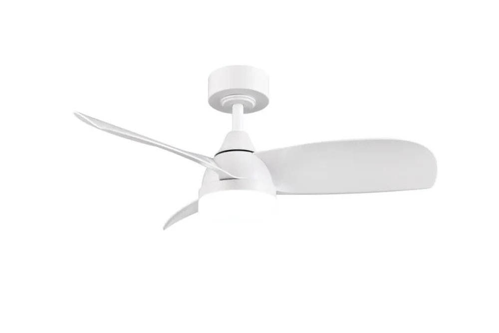Trio Lighting Sisustusvalaisimet|LED tuuletinkattovalaisin Helsinki mattavalkoi