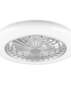 Trio Lighting Sisustusvalaisimet|LED tuuletinkattovalaisin Stralsund harmaa sta