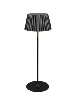 Trio Lighting Sisustusvalaisimet|LED ulkopöytävalaisin Suarez mattamusta ladatt