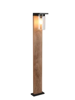 Trio Lighting Ulkovalaisimet|pylväsvalaisin Ardila 100 cm E27 puu/m.musta h