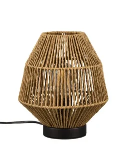 Trio Lighting Sisustusvalaisimet|pöytävalaisin Miki E27 ruskea