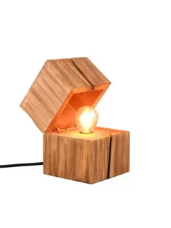 Trio Lighting Sisustusvalaisimet|pöytävalaisin Treasure E14 (sis.) puu